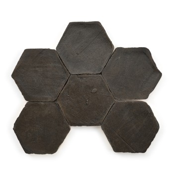Chroma Dunkelbraun Hexagone 10