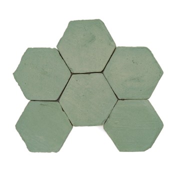 Chroma Aguamarina Hexágono 10