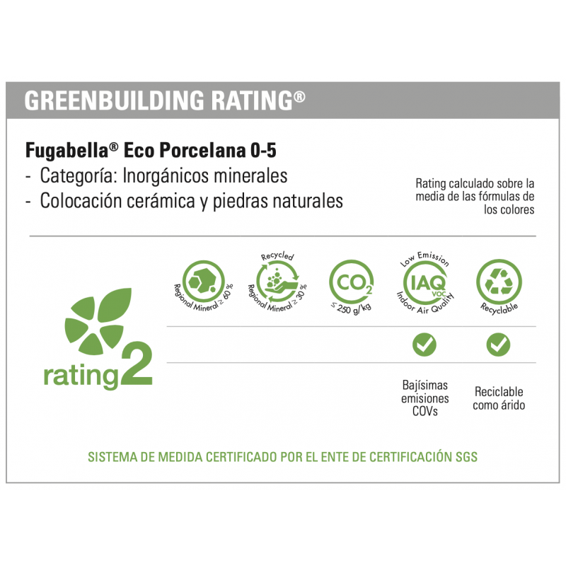 Fugabella Eco Porselein 0-5 - 30 Natuurlijke crème 6 kg-Zak. (1069)