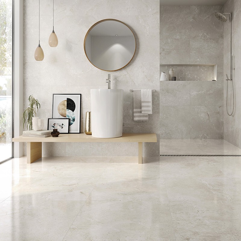 Het Greenbuilding-beoordelingslabel vermeldt regionale minerals, gerecyclede minerals, CO₂-limieten, VOC-emissies en recycleer