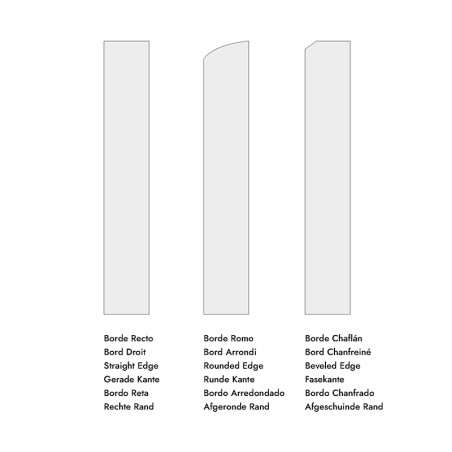 Custom ceramic skirting 7.5 cm