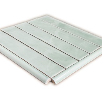 Keramisches Eckstück Creta-25 Salbei