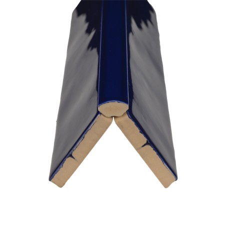 Keramisches Eckstück Creta-25 Blau Dunkel