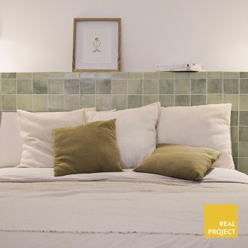 Keramisches Eckstück Morocco Salbei