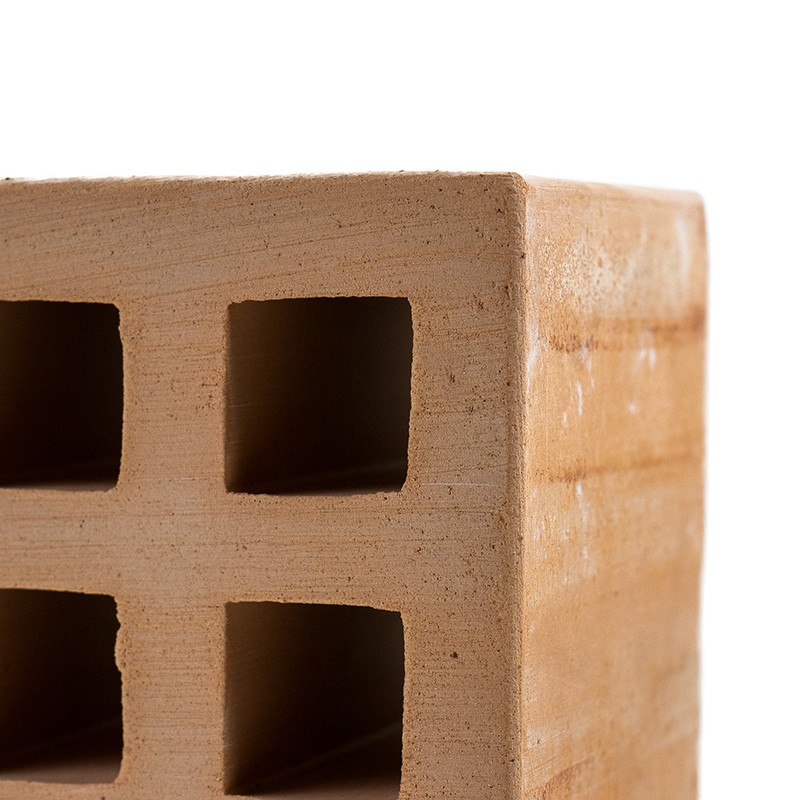 Elemento vazado Salk em terracota