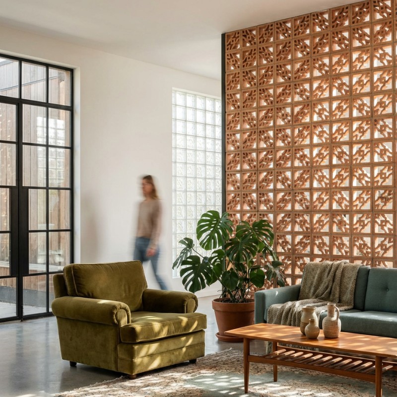 Sirocco Terracotta Screen Block