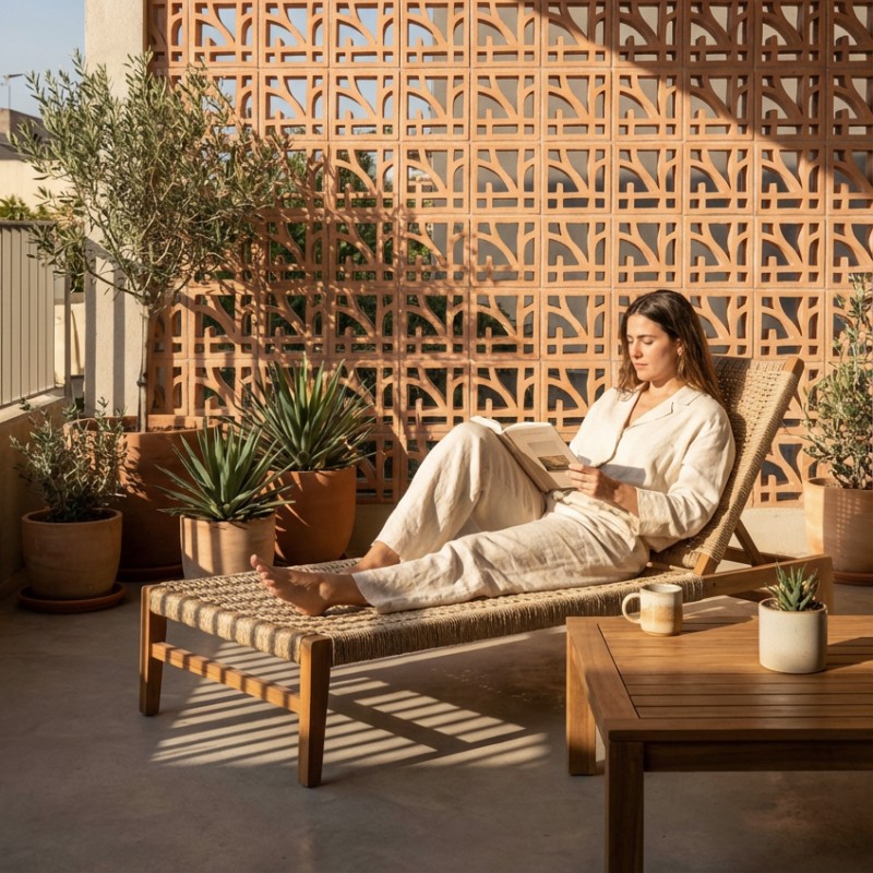 Claustra Alhambra en Terre Cuite