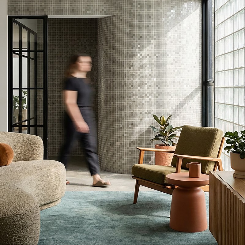 Mosaico Bruma Cinzenta