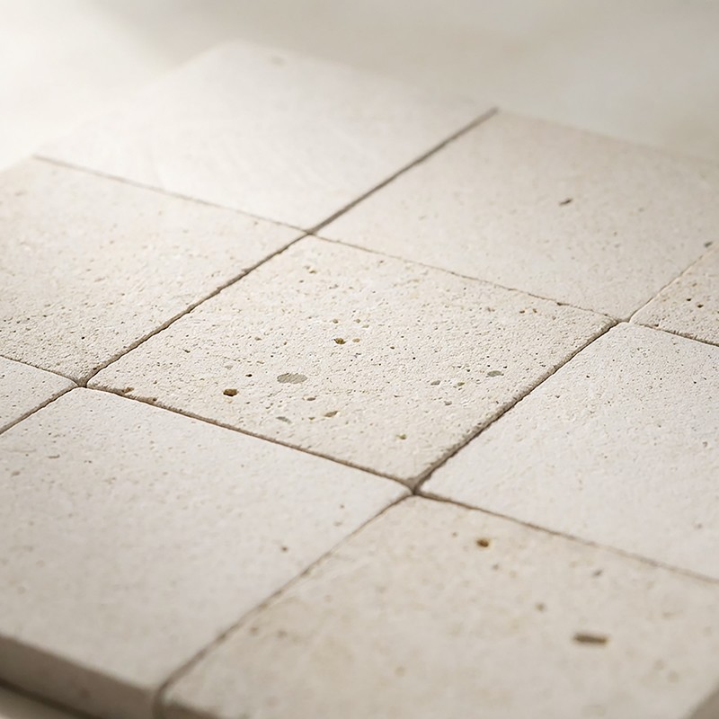 White Limestone 20x20 - Coarse Grain