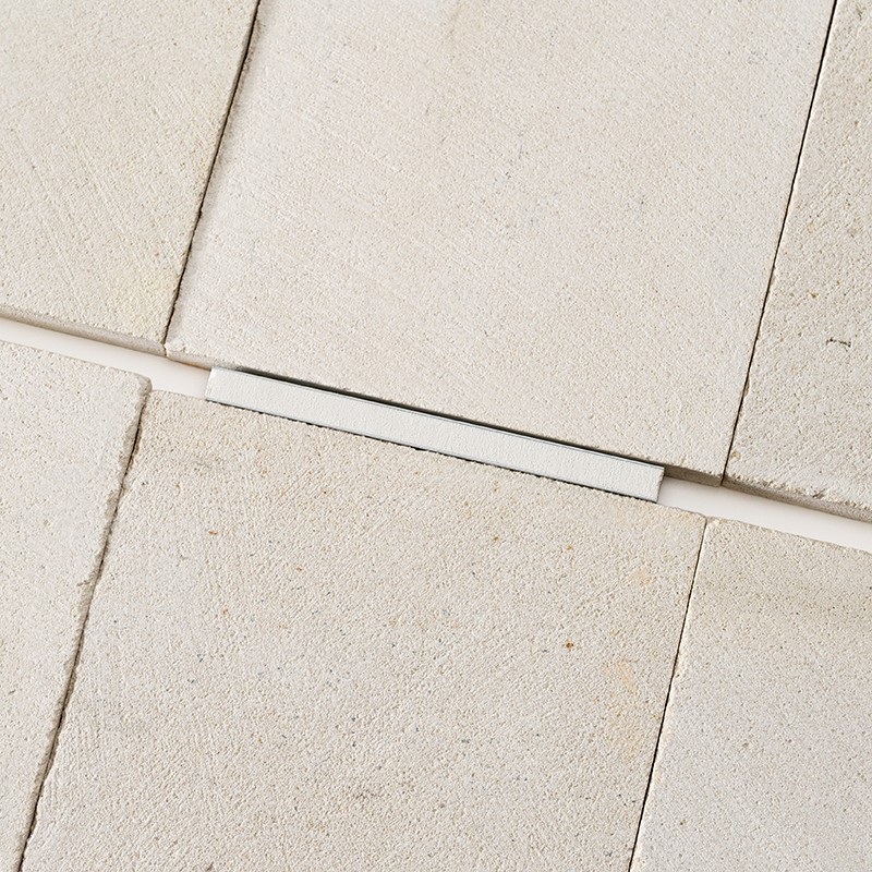 Piedra Caliza Blanca 10x10 - Grano Fino