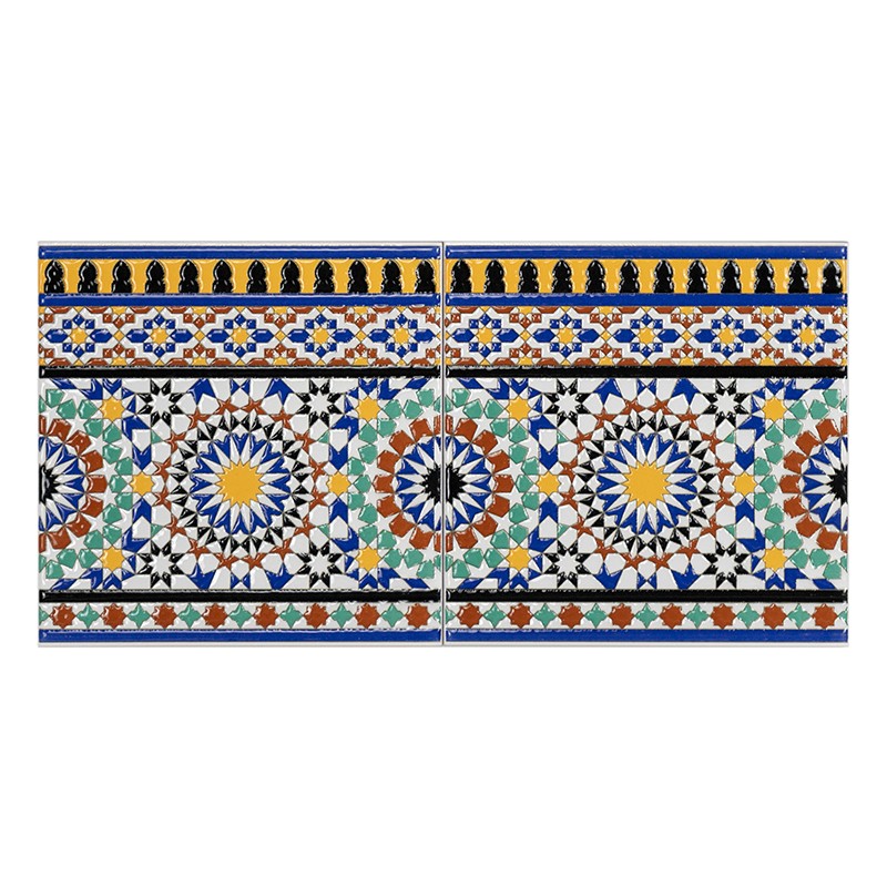 Patio Rosace - Frise 20x20