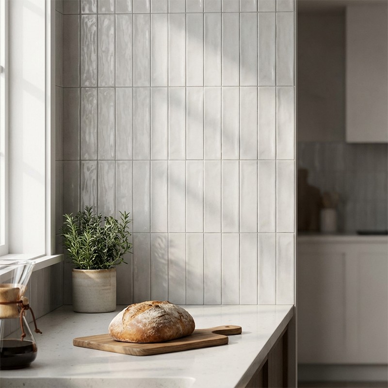 Natural Blanco Brillo 7,5x30