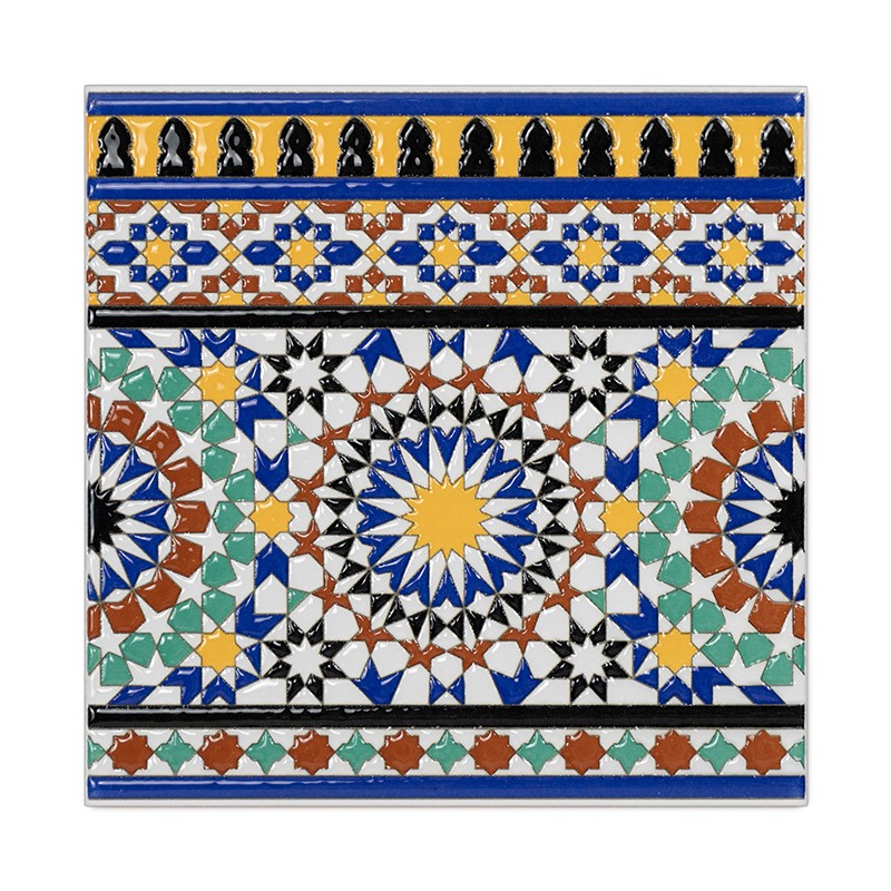 Patio Rosette Cobalt - Wall Pack (linear meter)