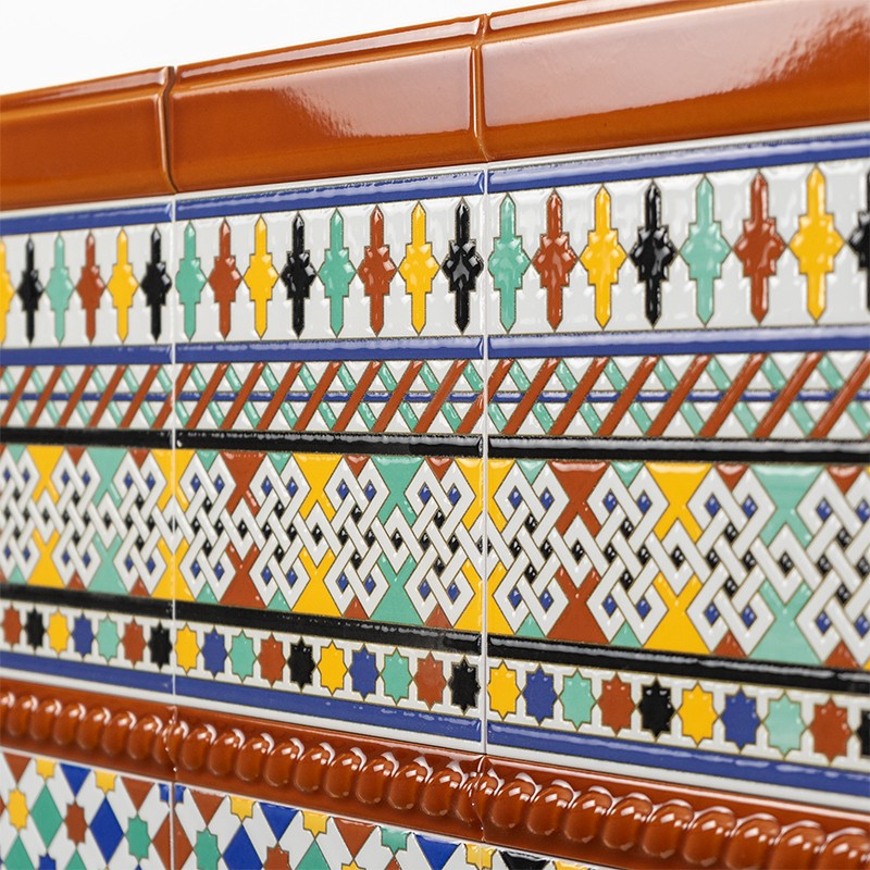 Patio Estrella Terracota - Pack Mural (metro lineal)