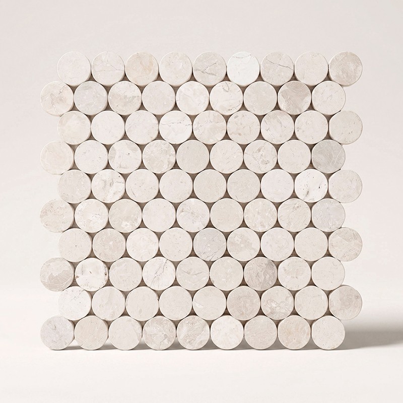 Circular Ivory Mosaic