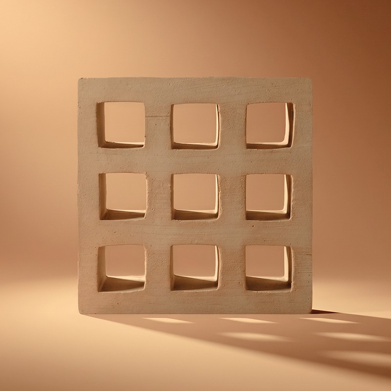 Salk Terracotta Screen Block
