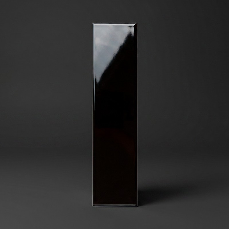 Pure Schwarz Glänzend 7,5x30
