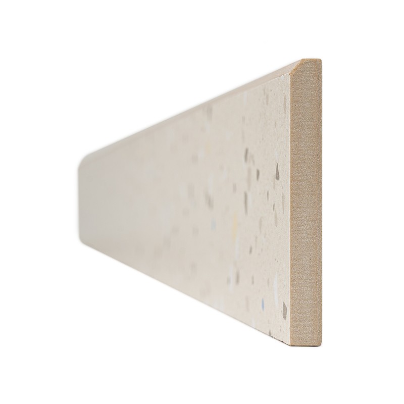 Tribeca Beige Bevelled Skirting Tile 7.5 cm