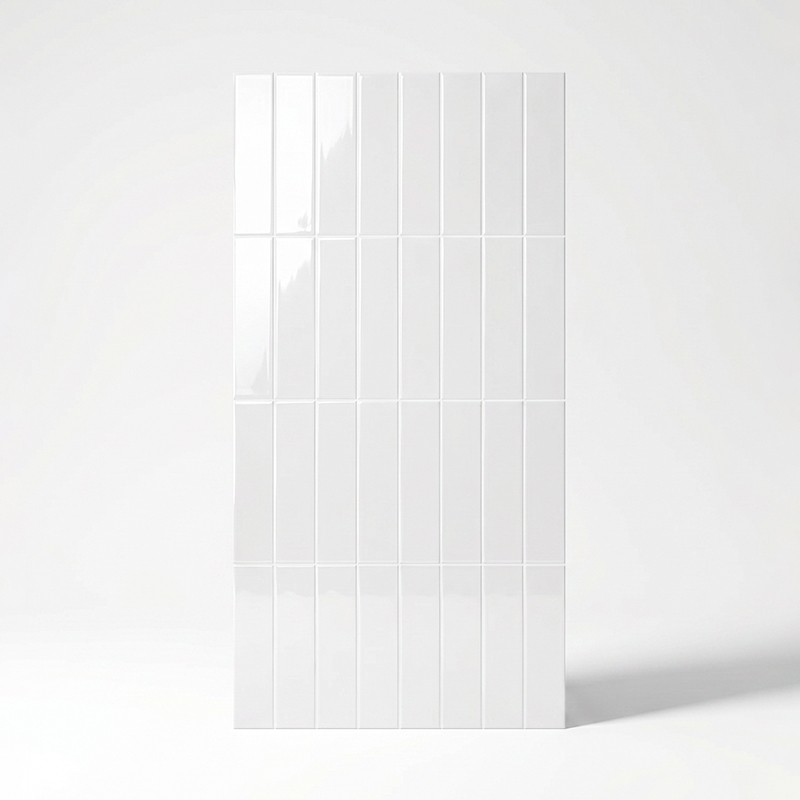 Pure Weiß Glänzend 7,5x30