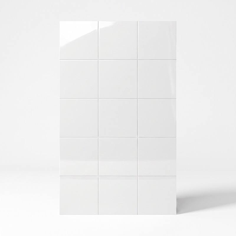 Pure Weiß Glanz 20x20