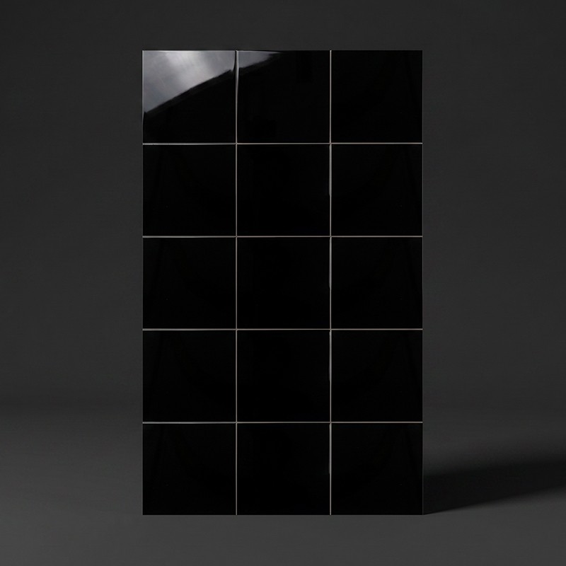Pure Black Gloss 20x20