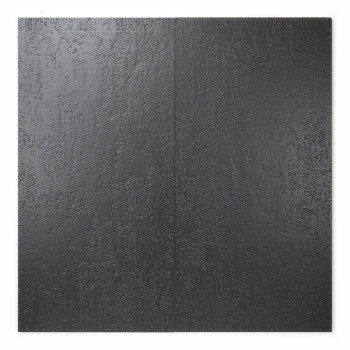 Le carreau rectangulaire présente une surface texturée, ressemblant à du béton brut. Il est placé sur un fond blanc uni. Aucun t