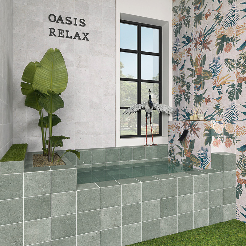 Tuile Bali Vert 20x20 cm (3820)