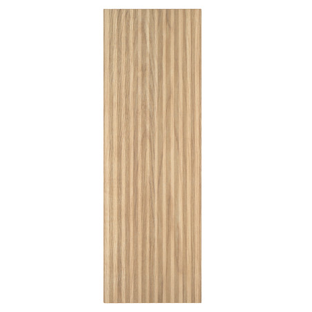 O ladrilho retangular apresenta listras verticais paralelas de grãos de madeira clara e escura. parece plano e suave, adequado p O ladrilho retangular apresenta listras verticais paralelas de grãos de madeira clara e escura. parece plano e suave, adequado p