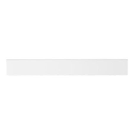 A long, narrow white skirting sits on a white background, emphasizing its simplicity and clean design. A long, narrow white skirting sits on a white background, emphasizing its simplicity and clean design.