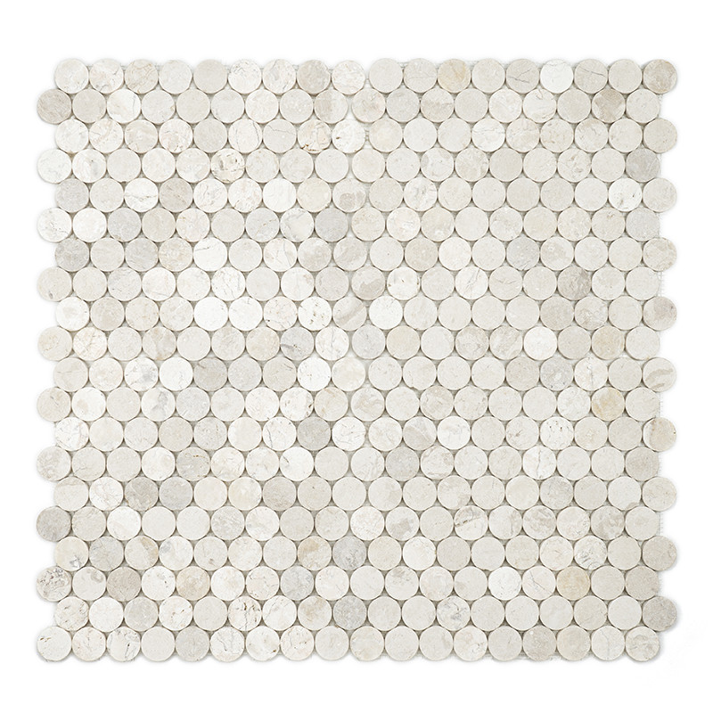 Elfenbein Rundmosaik