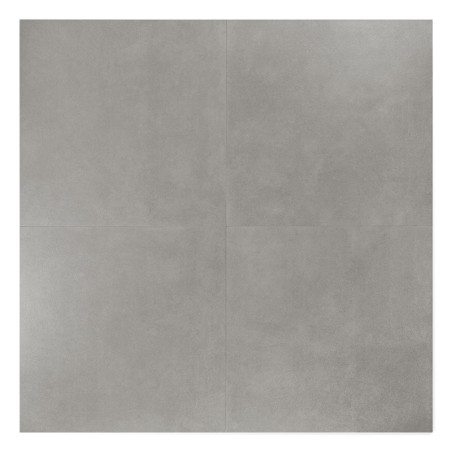 Um ladrilho cinza fosco liso com textura leve aparece dividido uniformemente em quatro quadrantes, sugerindo um design moderno e Um ladrilho cinza fosco liso com textura leve aparece dividido uniformemente em quatro quadrantes, sugerindo um design moderno e