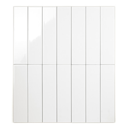 Kacheln Reines Weiß Glanz 7,5x30 cm (5719) Kacheln Reines Weiß Glanz 7,5x30 cm (5719)