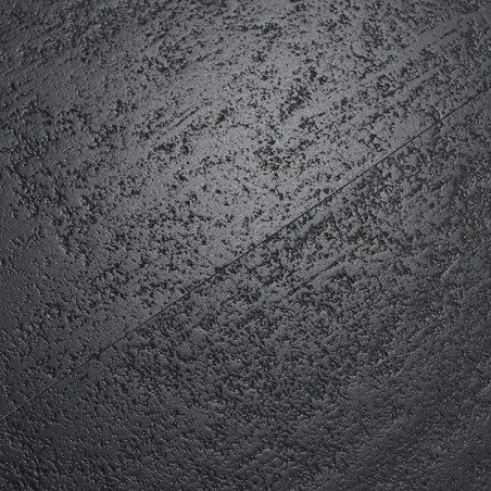 Le carreau gris foncé présente une surface rugueuse et texturée avec de subtils motifs en relief, divisés par une couture diagon Le carreau gris foncé présente une surface rugueuse et texturée avec de subtils motifs en relief, divisés par une couture diagon