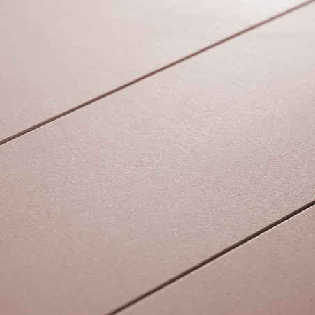 Three smooth, matte pink-beige tiles lie side by side, defined by dark grout lines, creating a seamless and modern surface. Three smooth, matte pink-beige tiles lie side by side, defined by dark grout lines, creating a seamless and modern surface.