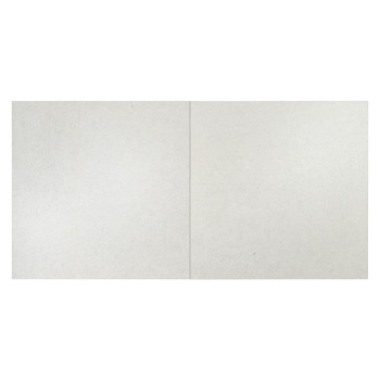 A plain, light gray square tile with a smooth texture, situated against a blank white background. No text is present.