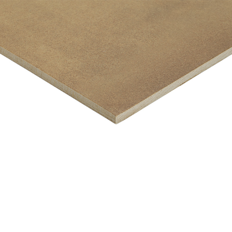 Light brown rectangular tile with visible edge and matte surface; shown in perspective on a neutral white background with no other elements.
