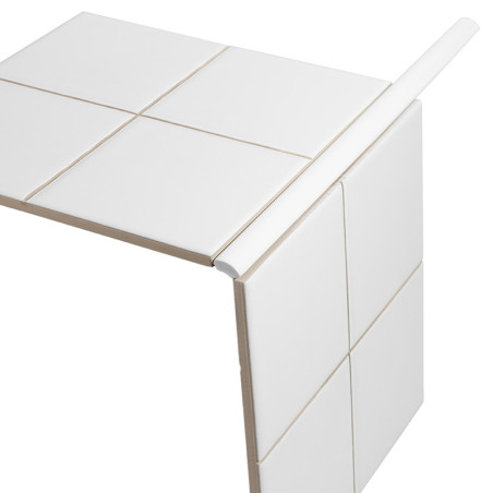 Pure Blanc Mat 20x20 PRÉDÉCOUPÉ (10x10)