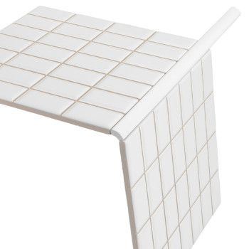 Pure Matt Weiß 20x20 VORGESCHNITTEN (2,5x5)