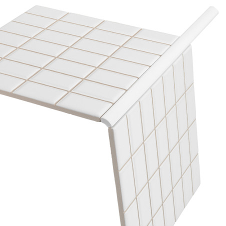 Pure White Matte 20x20 PRE-CUT (2,5x5)