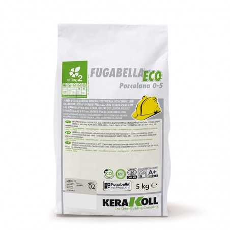 Fugabella Eco Porcelanato 0-5 - 02 Cinza Claro Saco de 5 kg. (955)