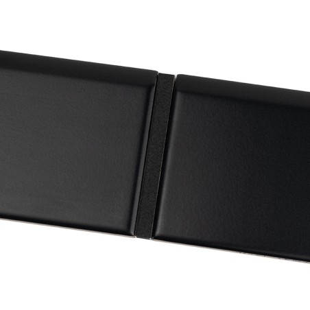 Schwarze Keramik-Sockelleiste 8x60