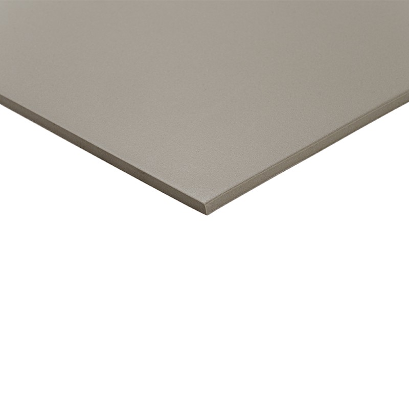 Light beige square tile, smooth and matte surface; placed on a white background that suggests a catalog presentation.