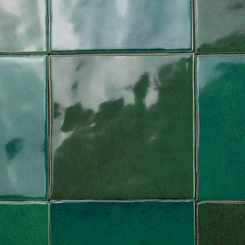 items material: Groene Zellige-Tegel