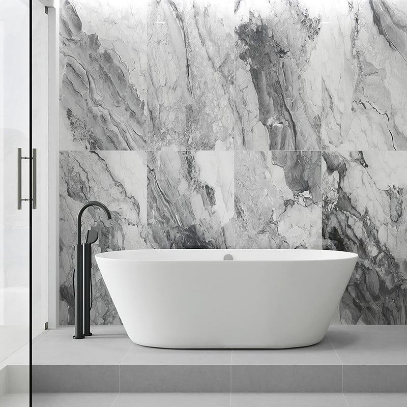 MARBLE EFFECT BATHROOM TILE