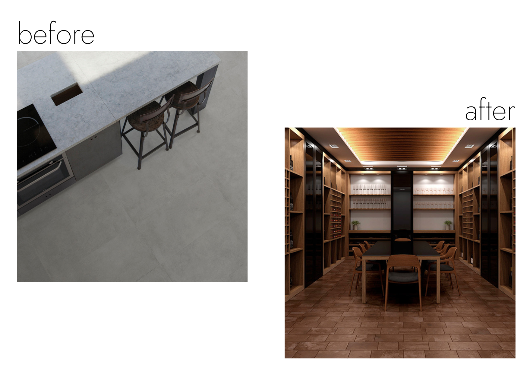 Warm interiors with earthy tones