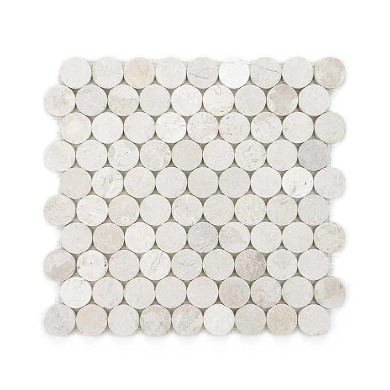 Mosaico Marfim Circular